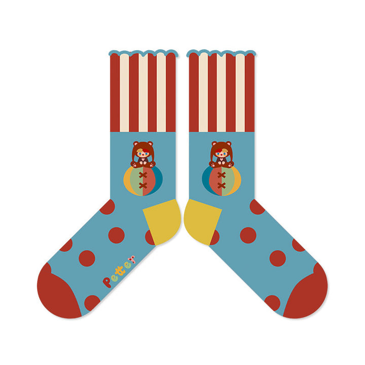 Beligogo Adorable Cartoon Character Ankle Socks: Gentle on Skin, Breathable Fabric for Year-Round Comfort