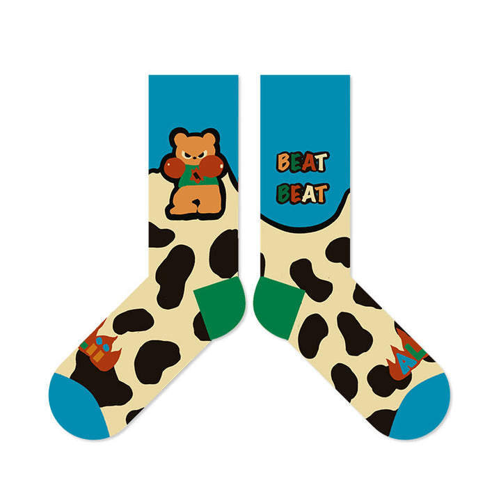 Beligogo's 4 Unique Bear-Inspired Crew Socks for Comfy Kid Style