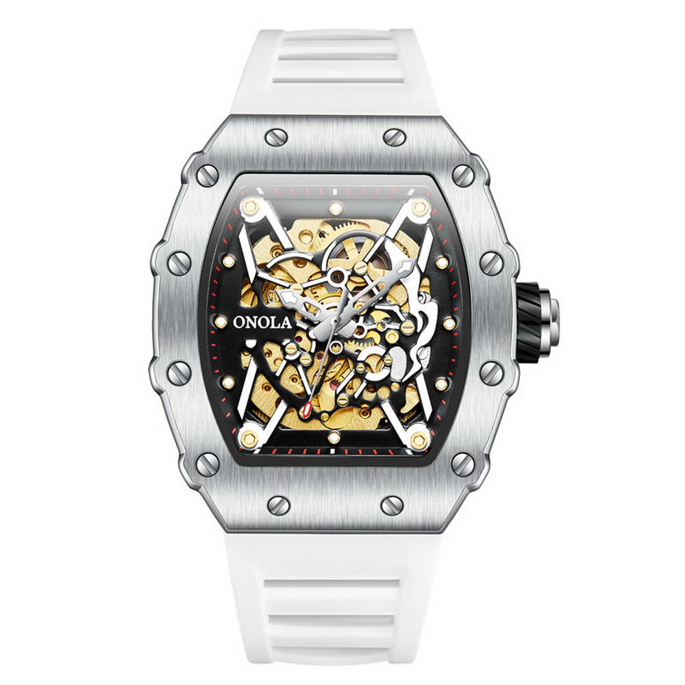 Exposed gear watch hot sale