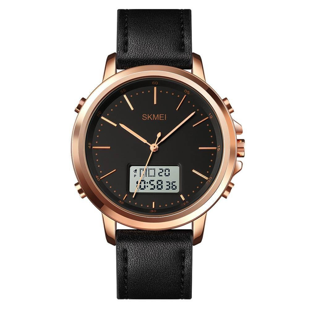 SKMEI Black Watches for Men Ultra-Thin Minimalist India | Ubuy