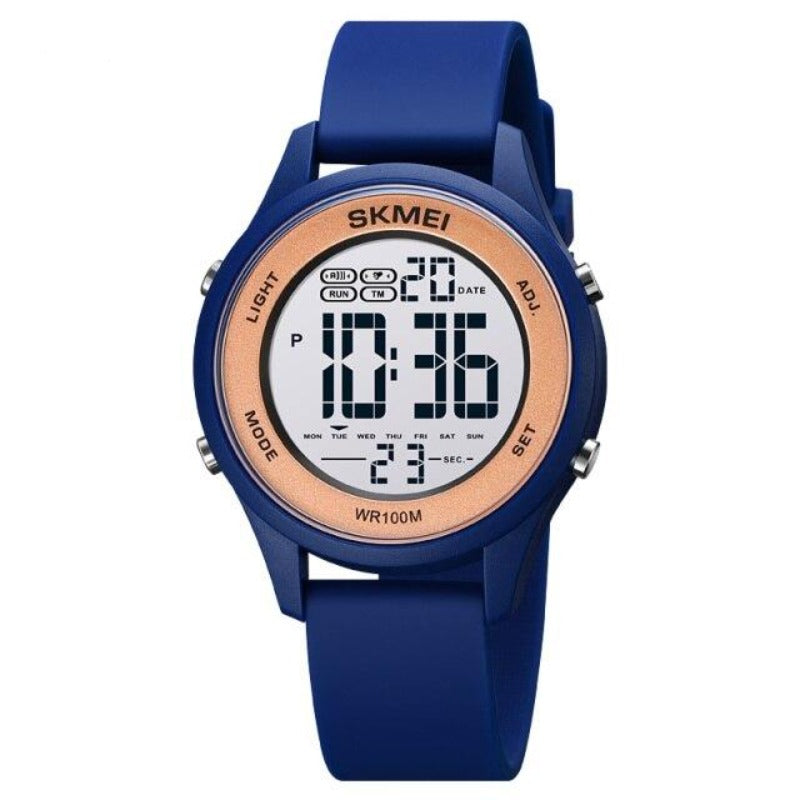 Skmei LED Light Display Chrono Digital Sport Watches Mens 10Bar Top Waterproof Wristwatch 10 Year